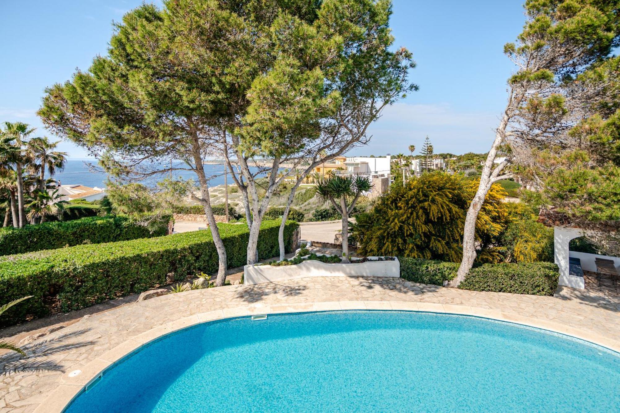 Gigantische Villa Mit Meerblick, Panoramablick & Pool-Oase Cala Pi  Exterior foto